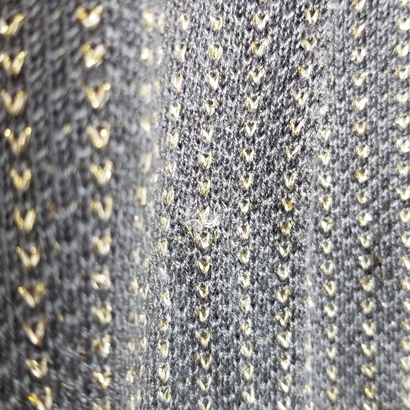 Y2k Babydoll Dress or Skirt? Knit Gold Metallic Sm - Picture 7 of 7